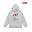 Cross border high version trendy brand Supreme letter printed hooded sweatshirt jacket, classic BOX looped hoodie for men and women (57)