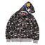 Foreign Trade Cross border Europe and America 2023 Hot Selling BAPE Shark Head Ape Head Hoodie 3D Hoodie Full Cap Zipper Hoodie (3)