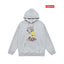 Cross border high version trendy brand Supreme letter printed hooded sweatshirt jacket, classic BOX looped hoodie for men and women (39)