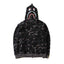 Foreign Trade Cross border Europe and America 2023 Hot Selling BAPE Shark Head Ape Head Hoodie 3D Hoodie Full Cap Zipper Hoodie (4)