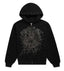 Sp5der OG Web Studded Zip Hoodie Black