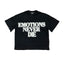 Black ‘End’ Rhinestone Tee