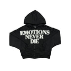 Black ‘End’ Rhinestone hoodie