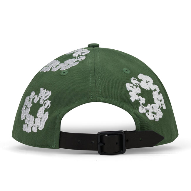 Denim Tears Green Cotton Wreath Fitted Cap Main Image