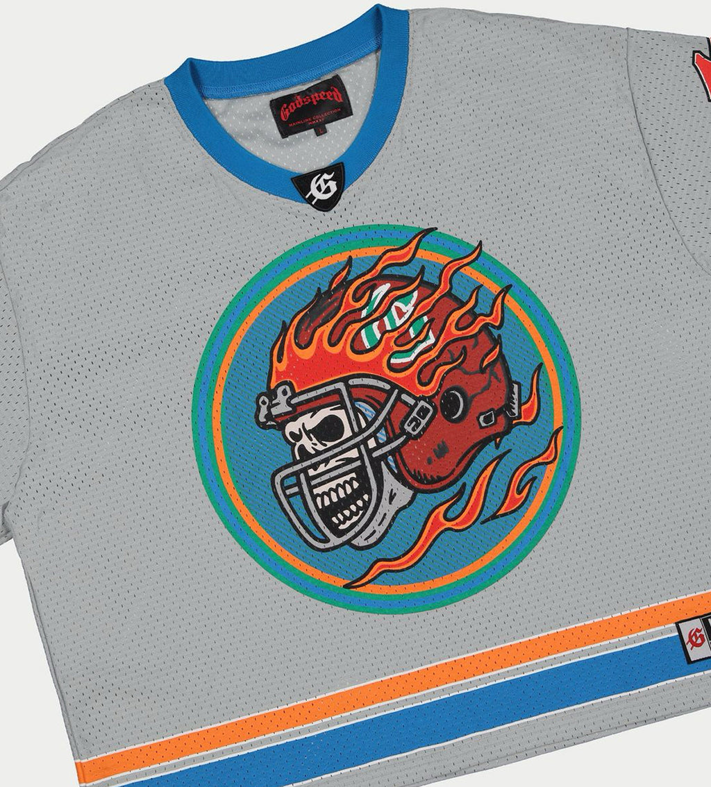 Godspeed First Down Jersey Grey