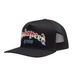 Godspeed Forever Trucker Gradient Hawaiian Hat Black