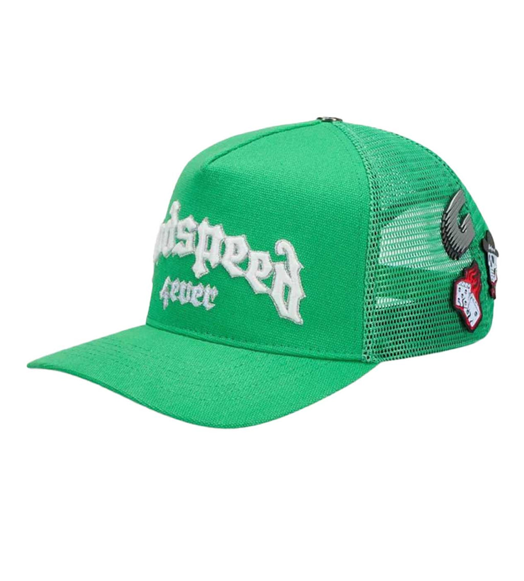 Godspeed Forever Trucker Hat Shamrock Green