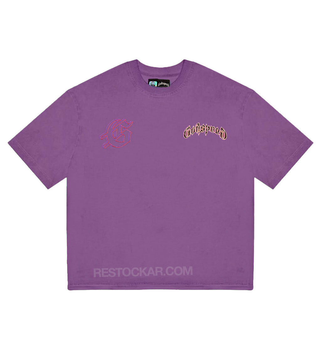 Godspeed Run Club Tee Purple