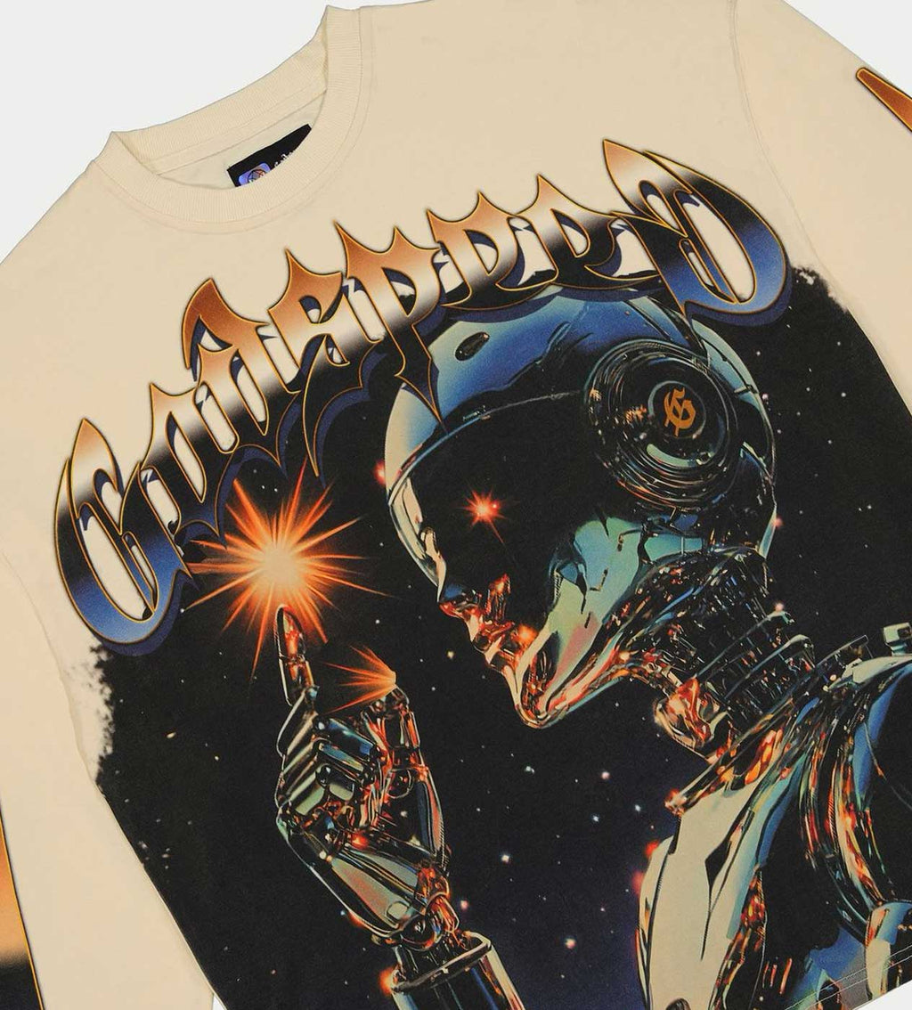 Godspeed Sputnik L/S Tee Bone