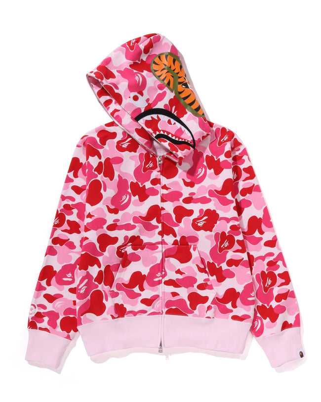 Cross border trendy brand BAPE monkey shark head full zipper cardigan jacket Y2K sweet cool style camouflage hooded sweatshirt (4) Hover Image