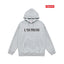 Cross border high version trendy brand Supreme letter printed hooded sweatshirt jacket, classic BOX looped hoodie for men and women (36)