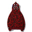 Foreign Trade Cross border Europe and America 2023 Hot Selling BAPE Shark Head Ape Head Hoodie 3D Hoodie Full Cap Zipper Hoodie (11)