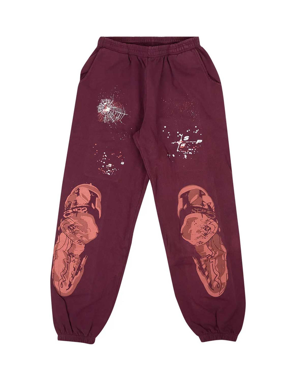 Sp5der Nocturnal Highway Sweatpants Dark Purple