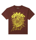 Sp5der Worldwide OG Web Tee Brown