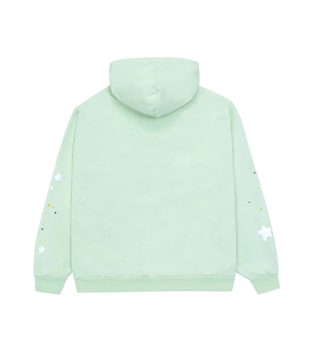 Sp5der Sp5 Mint Hoodie