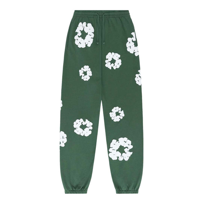 Denim Tears The Cotton Wreath Sweatpants 'Green' Hover Image